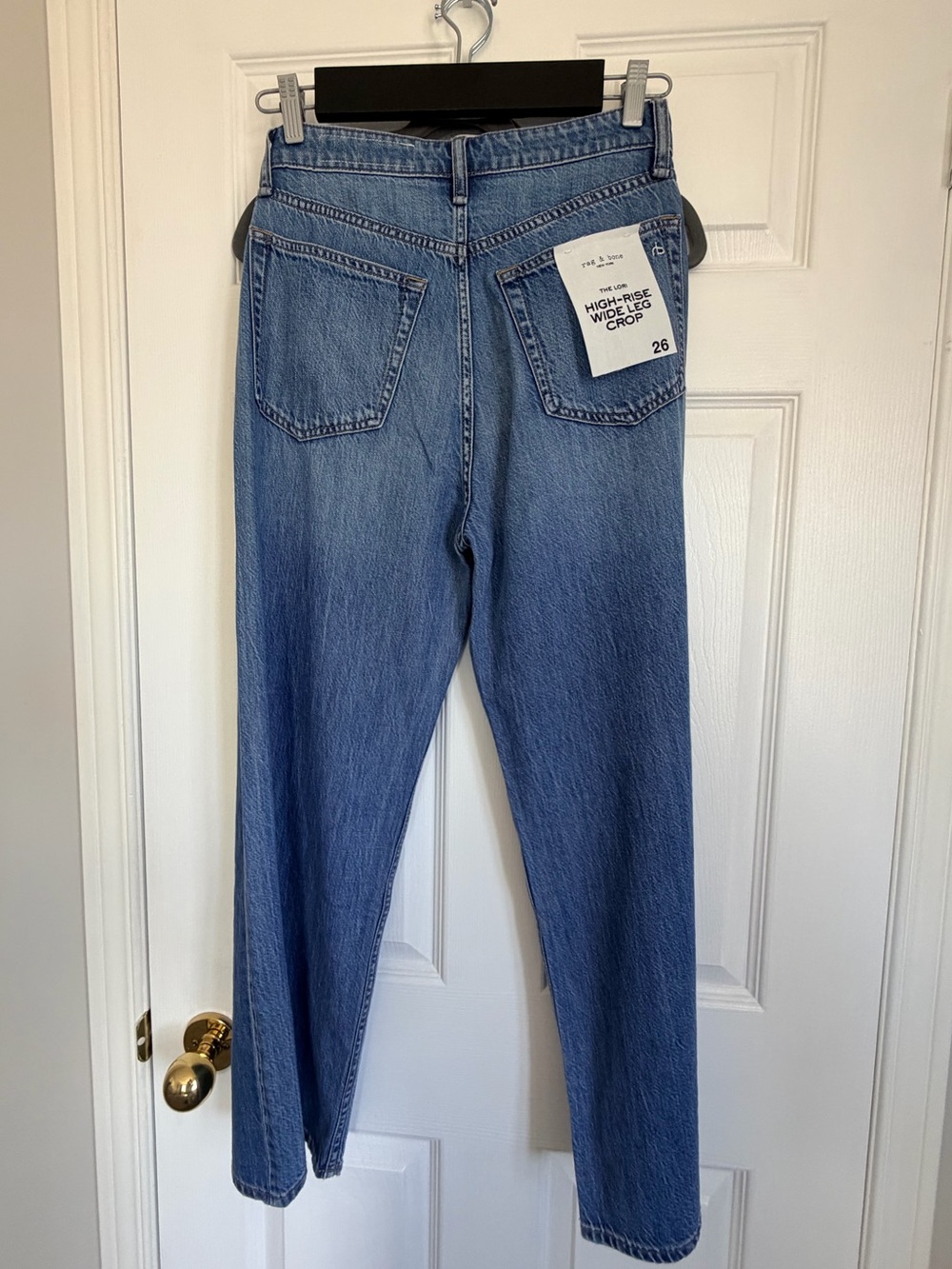 Rag & Bone The Lori High Rise Wide Leg Crop